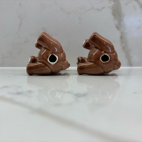 Pair of Vintage McCameron and Sons Brown Bear Huggers Figurines Giftware - Picture 6 of 6